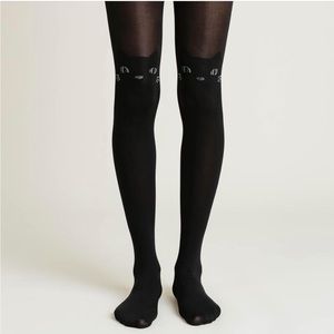 SHEERTEX Meow Half & Half Sheer Tights